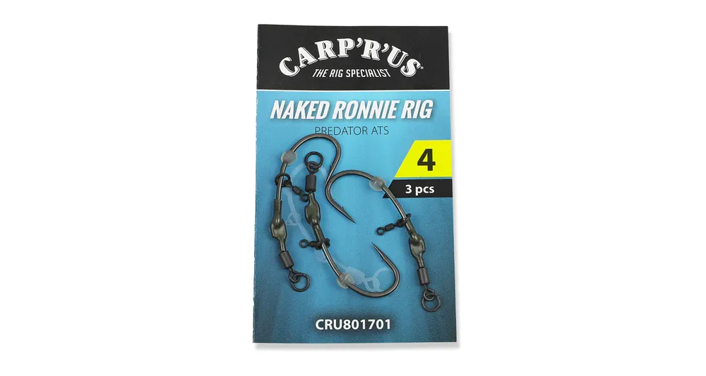 Nově v e-shopu | Carp´R´Us Návazec Ready Naked Ronnie rig - Predator 3ks