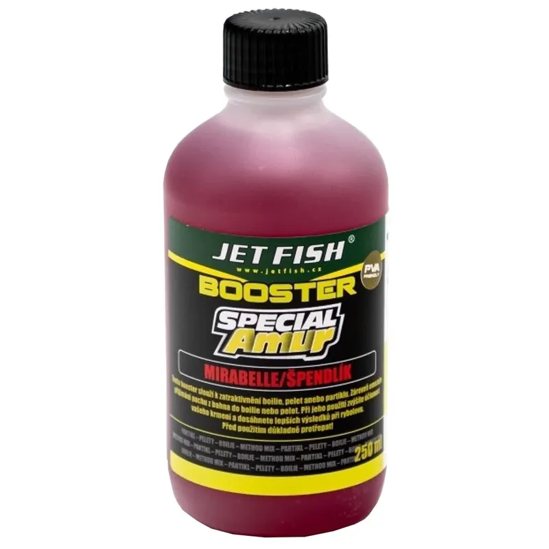 Jet Fish Special Amur Booster - Mirabelle/špendlík 250ml - Nový produkt