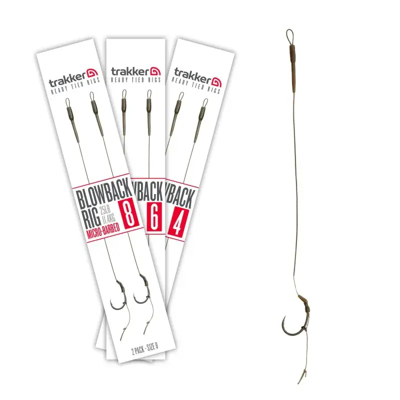Speciální nabídka - Trakker Hotové návazce Blowback Ready Rig (Barbed) 2ks