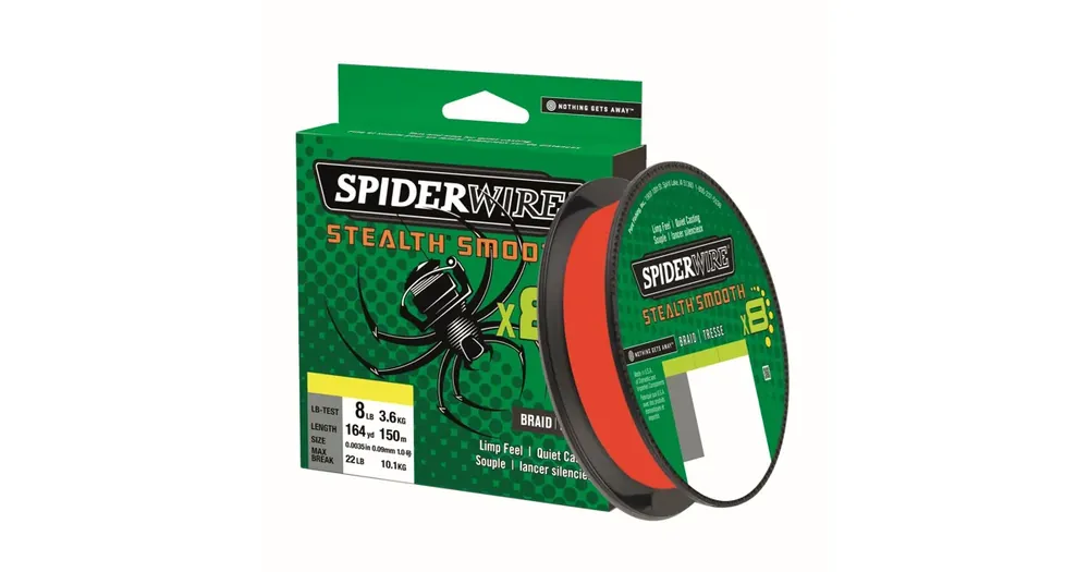STEALTH SMOOTH8 ČERVENÁ 150M 0,15MM 16,5KG | Téměř vyprodáno