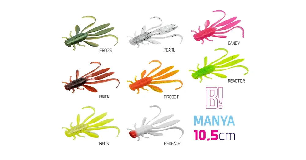 Právě přidáno | Nymfa Delphin MANYA UVs / 5ks 10.5cm/CANDY