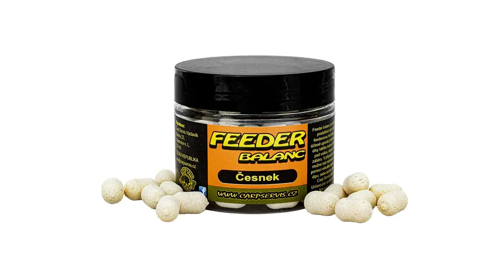 Carpservis Feeder Balanc - 45 g/Česnek (bílá) | Novinka