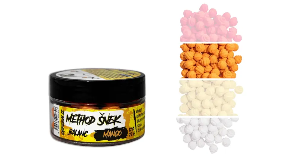 Nejlepší cena | Carpservis Method Šnek Feeder Balanc - 22 g/Mango
