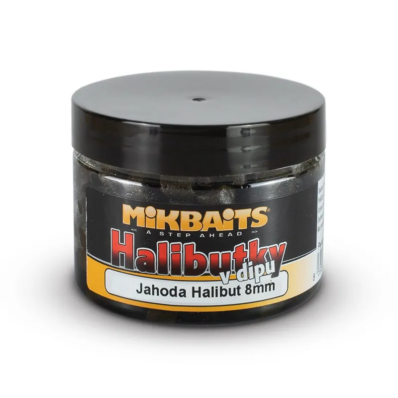Akční cena - Mikbaits Halibutky v dipu 8mm 150ml