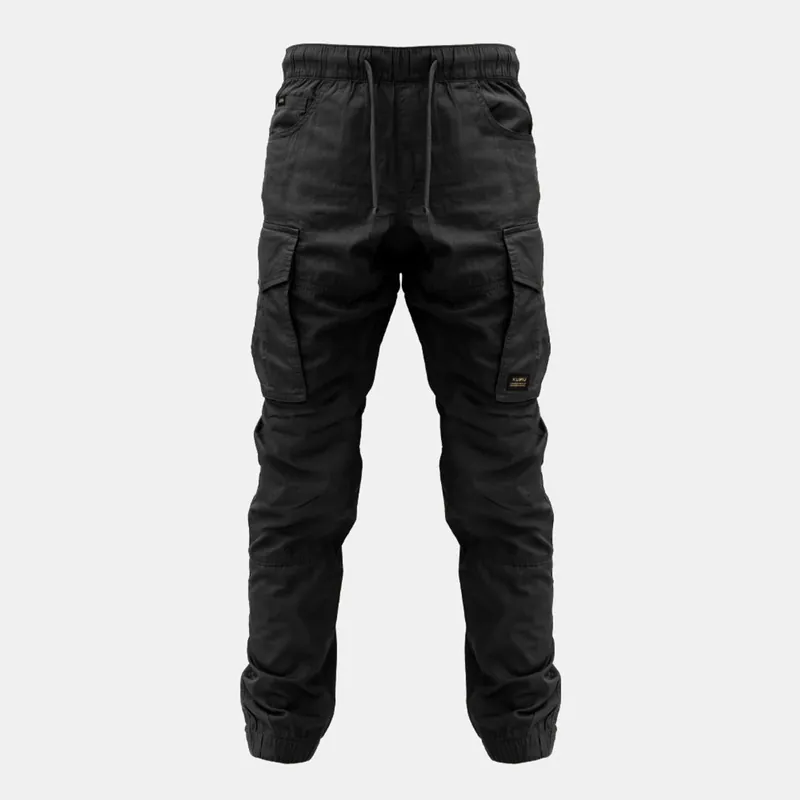 Akce - KUMU Kalhoty Utility Cargos černé