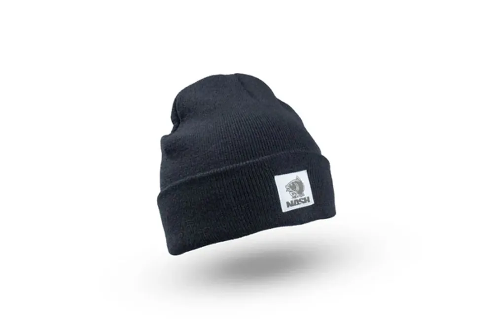 Rychlé odeslání - Nash Zimní čepice Make It Happen Badge Beanie Hat Black