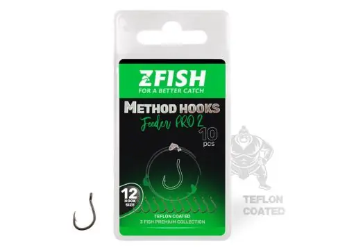 Novinka v nabídce - ZFISH Háčky Method Feeder PRO 2 - velikost 6