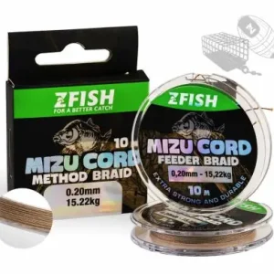 Bestseller - ZFISH Šňůrka MizuCord Method Feeder braid 10m 0,16mm - 12,39kg