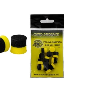 Pěnová nástraha BAREL - 12 mm/žlutá-černá - Zbývá pár kusů