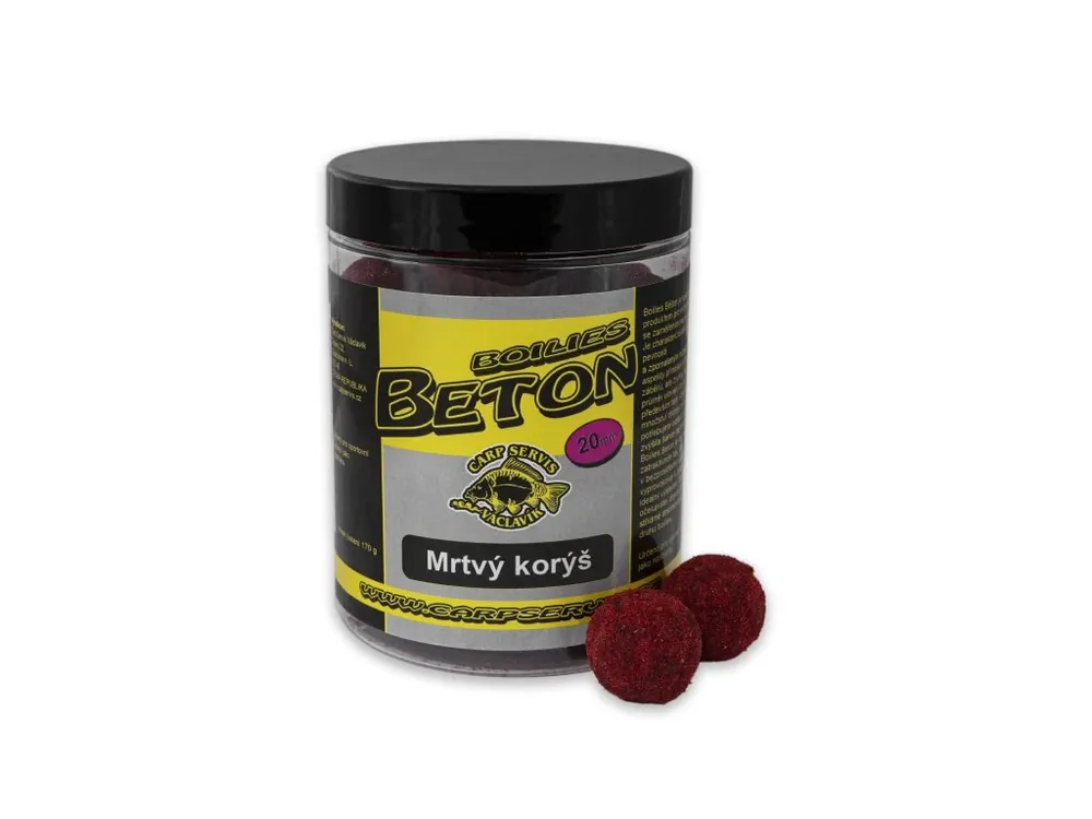 Boilies Boss2 BETON Mrtvý korýš - 170 g/20 mm | Novinka