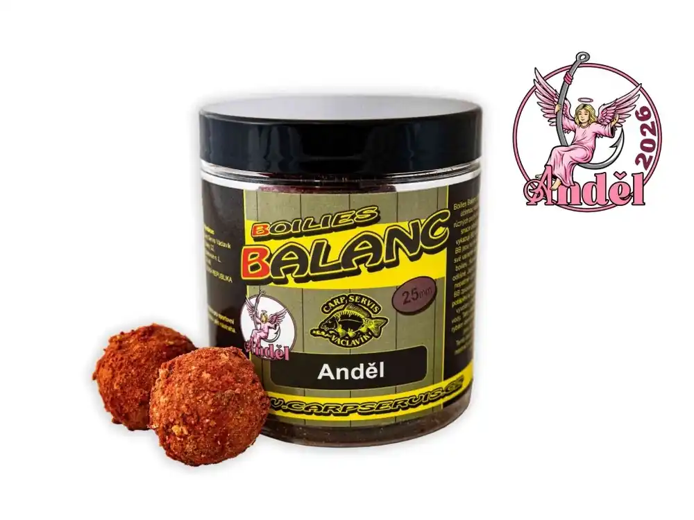 Boilies Balanc - 120 g/25 mm/Anděl | Právě dorazilo