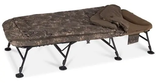 Lehátko + Spací Pytel Nash Indulgence MF60 Sleep System 8 Legs Camo | Vysoká kvalita