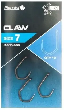 Bezpečná platba - 10ks - Háčky Nash Claw Barbless