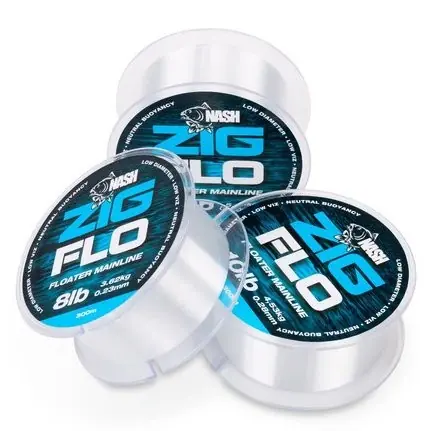 Kvalitní produkt | Vlasec Nash Zig Flo 300m 0,35mm 15lb