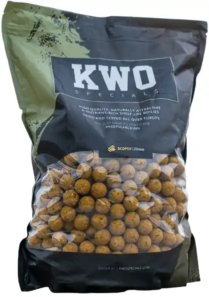 Boilies KWO Scopex Special 28mm 5kg - Cenový hit