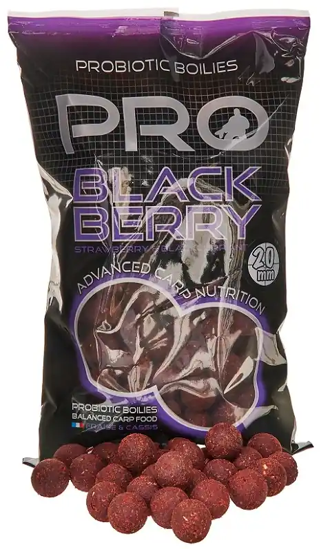 Nízká cena | Boilies Starbaits Probiotic Blackberry 20mm 2kg