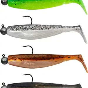 2ks - Gumová Nástraha Gunki G Bump Ready To Catch 8cm 5gr+7gr Salt&Pepper | Novinka