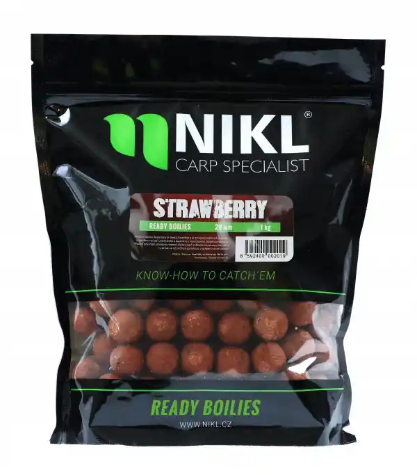 Premium | Ready Boilie Nikl Strawberry