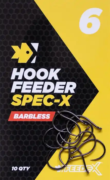 10ks - Háček Feeder Expert Spec-X Hook Bez Protihrotu | Ušetřete