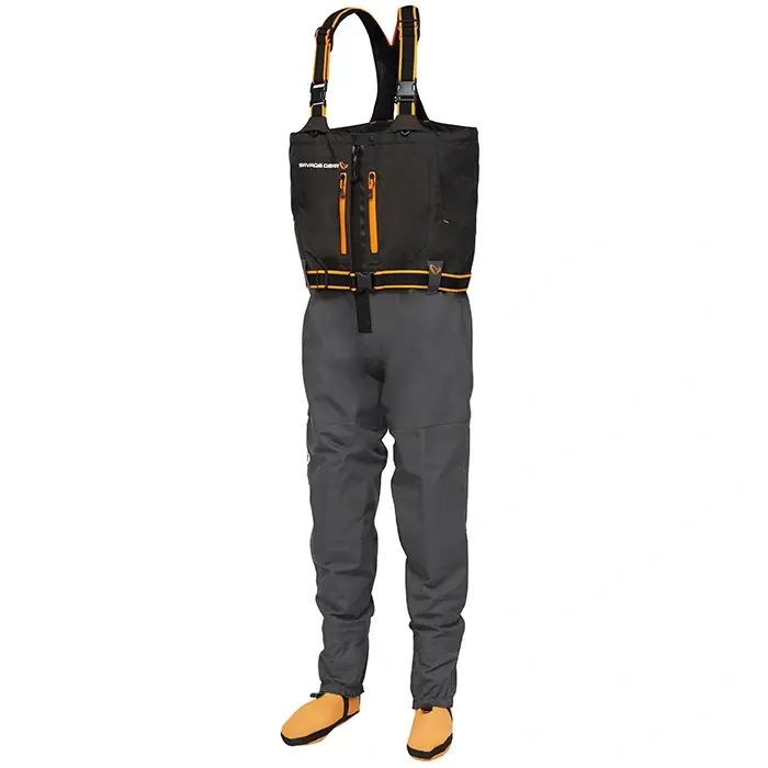 Zlevněno - Prsačky Savage Gear SG8 Chest Zip Wader Velikost XXLS 45-47