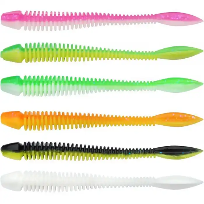 10ks - Gumová Nástraha Berkley PowerBait Power Flail 70mm Milky White | Ihned k objednání