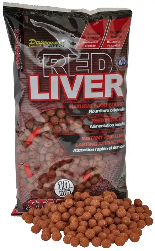 Boilies Starbaits Red Liver 20mm 200gr - Nejprodávanější