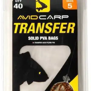 40ks - PVA Sáčky Avid Carp Transffer Solid Pva Bags Velikost 8 | Nabídka dne