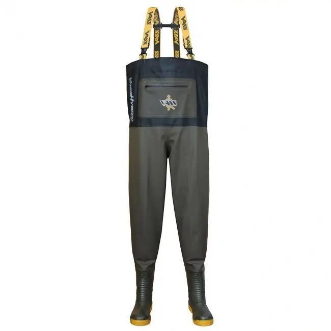 Oblíbený u zákazníků - Prsačky Vass Hybrid 700 Khaki Black Chest Waders Velikost 46