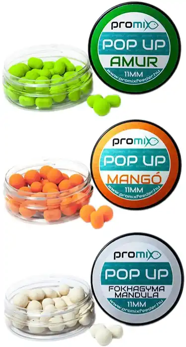 Outlet | Pelety Promix Pop Up Pellet 11mm 20gr Česnek-Mandle