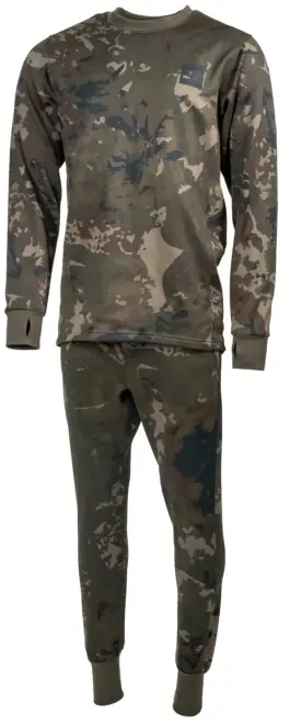 Oblíbený u zákazníků | Termoprádlo Nash Zero Tolerance Base Layer Set Camo Velikost M