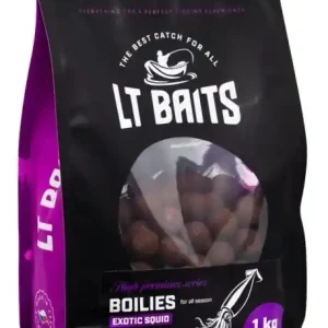 Boilies LT Baits Exotic Squid 1kg 24mm - Zvýhodněná cena