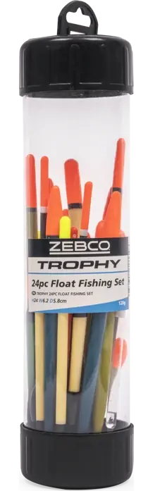 Set Splávků Zebco Trophy 24pc Float Fishing Set - Novinka v nabídce