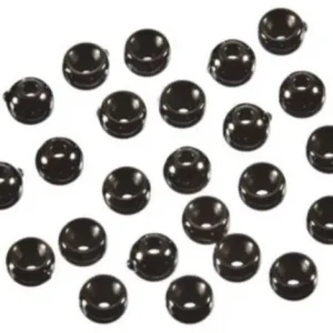 100ks - Hlavičky černé Giants fishing Beads Black Průměr 2,0 mm | Oblíbený u zákazníků