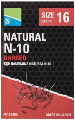 15ks - Háček Preston Natural N-10 Hooks Velikost 20 | Žádaný produkt