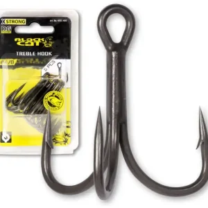 5ks - Trojháčky s Protihrotem Black Cat DG Coating Velikost 4/0 - Expresní doručení