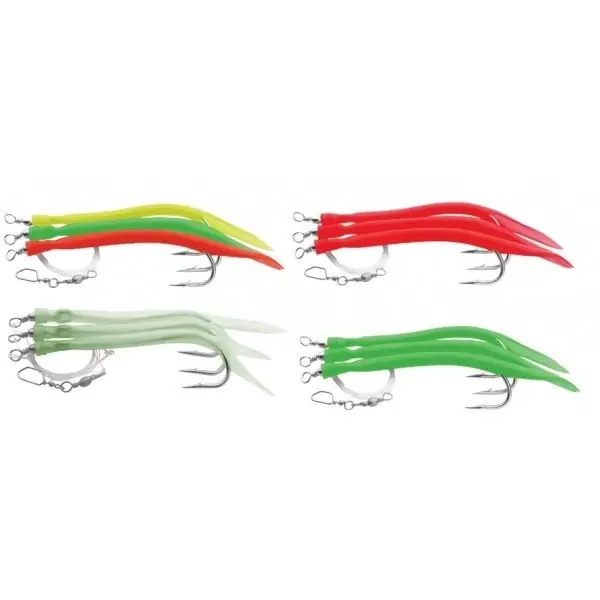 Návazcový Systém Aquantic Gummi Makk System 4/0 Fluoro - K dispozici