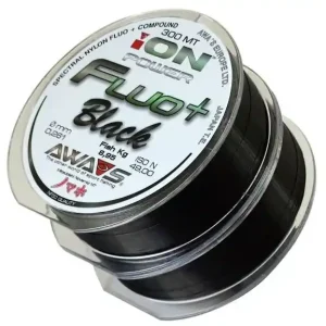 Vlasec AWA-S Ion Power Fluo+ Black 2x300m 0,331mm/16,20kg | Skladem