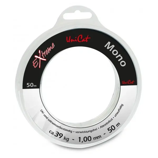 Právě uvedeno na trh - Vlasec Uni Cat Extreme Mono 50m 1,30mm/57,20kg