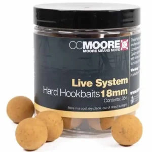 Využijte nabídku - 35ks - Boilie CC Moore Hard Hookbaits Live System 18mm