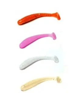 Snadné vrácení - 8ks - Kopyto Sharpfishes Tasty Worm 5cm 0,8gr Kiwi