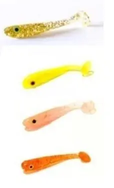 Omezené množství - 8ks - Kopyto Sharpfishes Picolo Fish 3,8cm 0,4gr