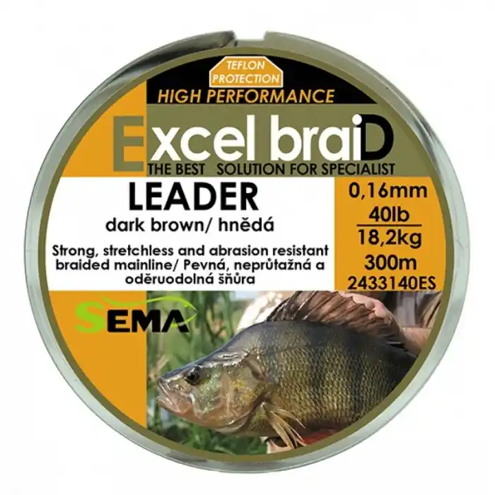 K dispozici | Šňůra Sema Leader Hnědá 300m 80lbs/36,4kg