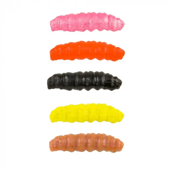 Omezené zásoby - 10ks - Gumová Nástraha Berkley GULP! Honey Worm 4,5cm Black
