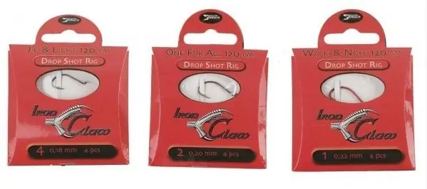 Sestava Návazců Iron Claw Drop Shot Rigs Jig + Light Rig | Výhodný nákup