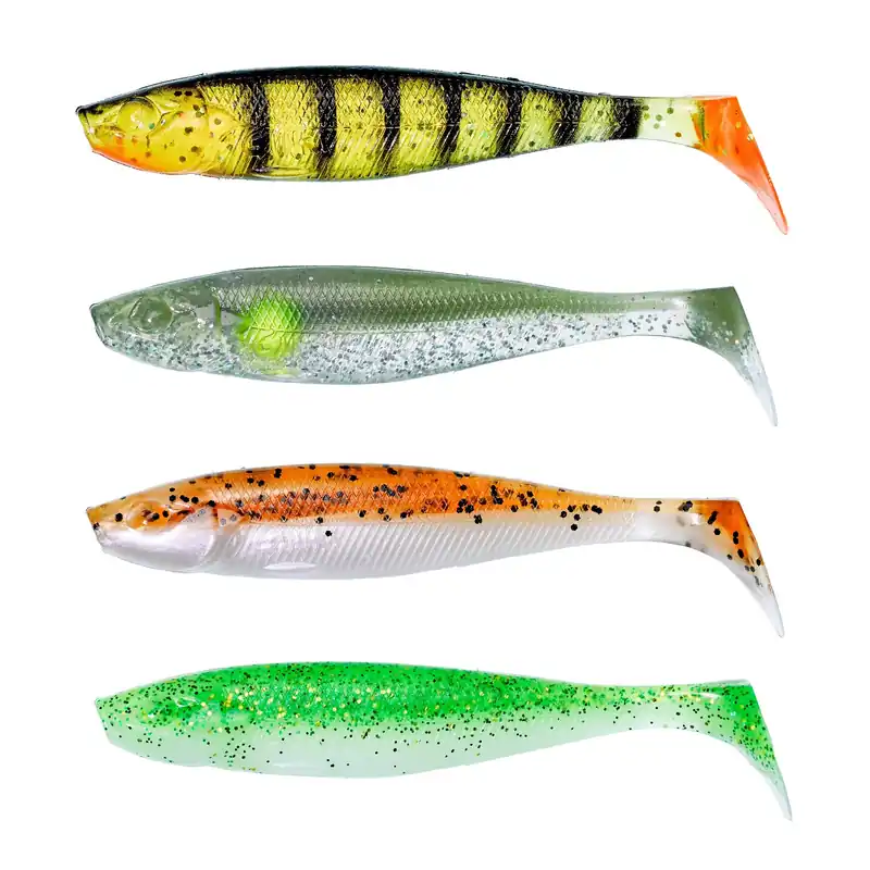 Rychlé odeslání - Gumová Nástraha Gunki Bumpy 7,6cm 3,9gr Ghost Stripe Perch
