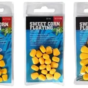 20ks - Umělá Kukuřice Giants Fishing Sweet Corn Floating Yellow Velikost M | Doprodej zásob