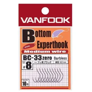 10ks - Háček VanFook BC-33zero Bottom Experthook Velikost 8 - Objednejte dnes