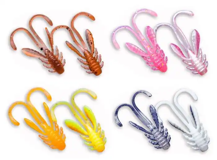 Poslední dny | 8ks - Nymfa Crazy Fish Allure 4cm 0,86gr 13D Peach