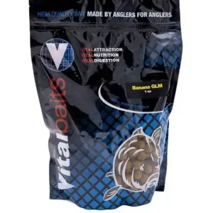 Boilie Vitalbaits Banana GLM 18mm 1kg - Zlevněno