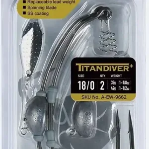 Akční nabídka - 2ks - Háčky BKK Titan DiverPlus Velikost 8/0